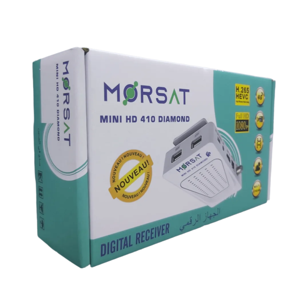 MORSAT MINI HD 410 DIAMOND 12 MOIS IPTV 12 MOIS SAT