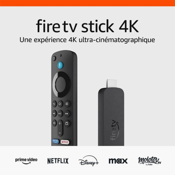 Amazon Fire TV Stick 4K (Nouvelle génération)+12MOIS IPTV PREMIUM