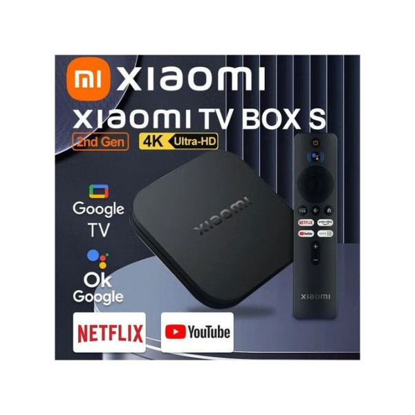 XIAOMI MI TV Box S (2nd Gen) 4K + GOLDEN IPTV 12 MOIS